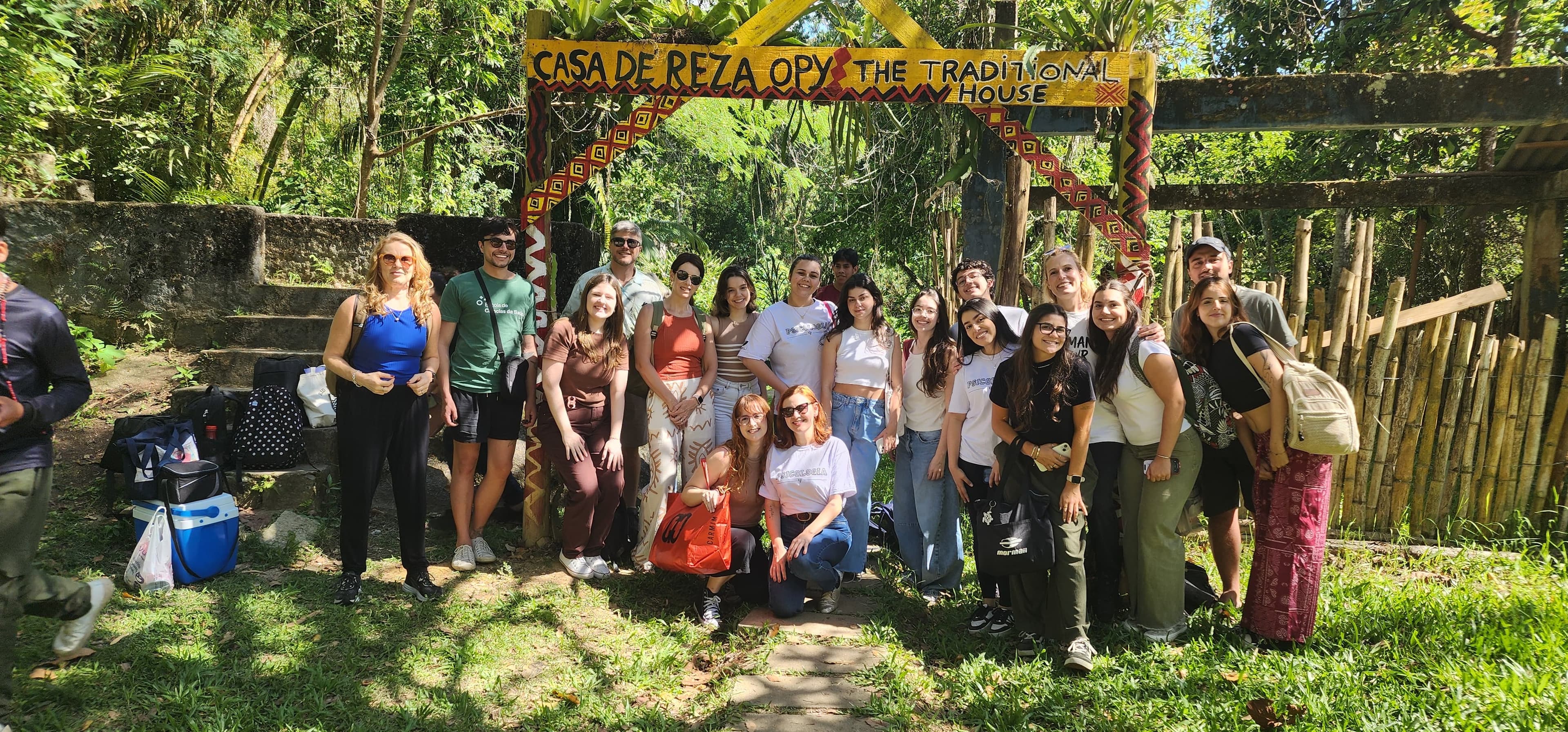 Psicologia da Univali mergulha na cultura guarani durante festival em Biguaçu