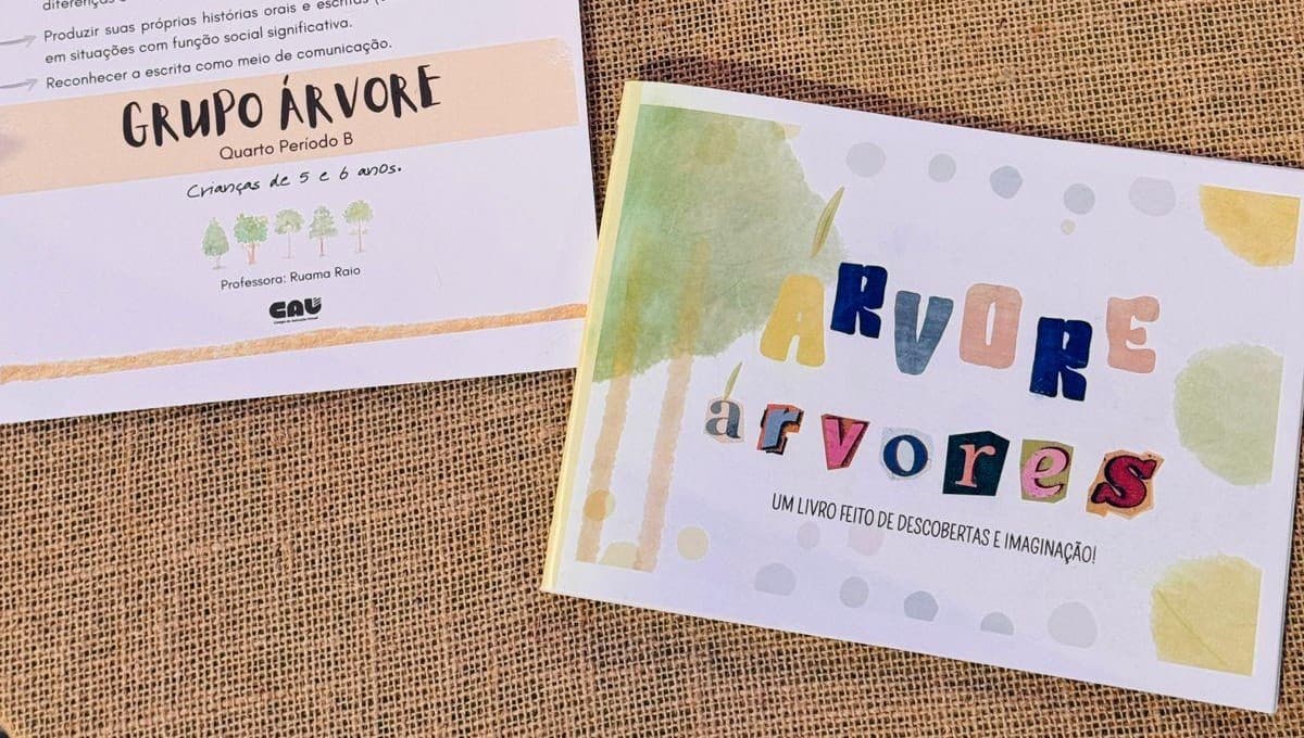 “Árvore, árvores”: livro criado por crianças da Univali celebra o olhar da infância sobre a natureza