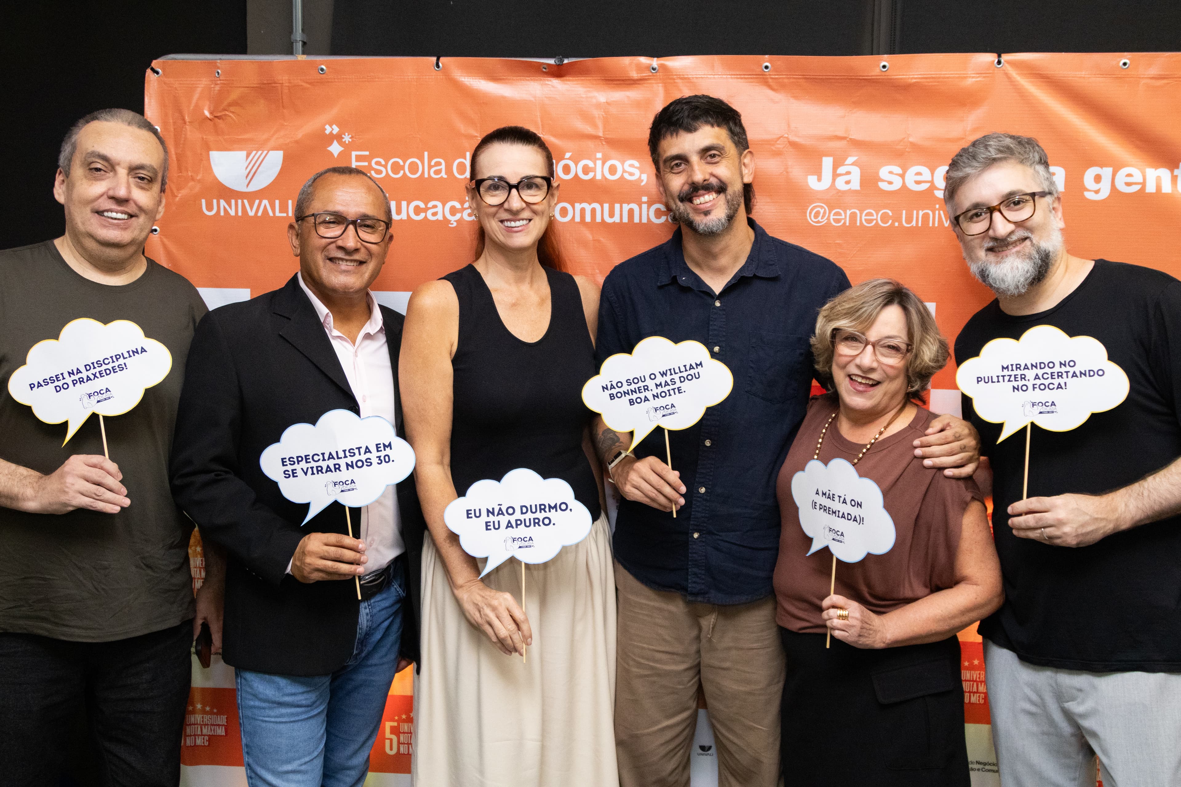 Univali revela vencedores do Foca Dicasa e abre agenda dos 35 anos do Jornalismo