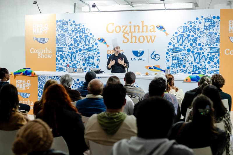 Univali coordena Cozinha Show com 6 aulas abertas sobre pescados na Expomar 2026