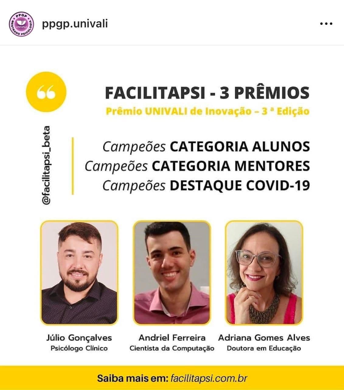 Professora do mestrado ganha Prêmio Univali de Inovação.jpg Professora do mestrado ganha Prêmio Univali de Inovação.jpg