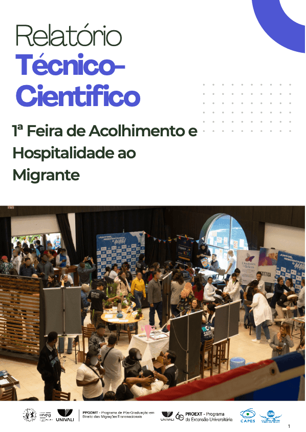 Relatório Técnico-científico – 1ª Feira de Acolhimento e Hospitalidade ao migrante UNIVALI.png Relatório Técnico-científico – 1ª Feira de Acolhimento e Hospitalidade ao migrante UNIVALI.png