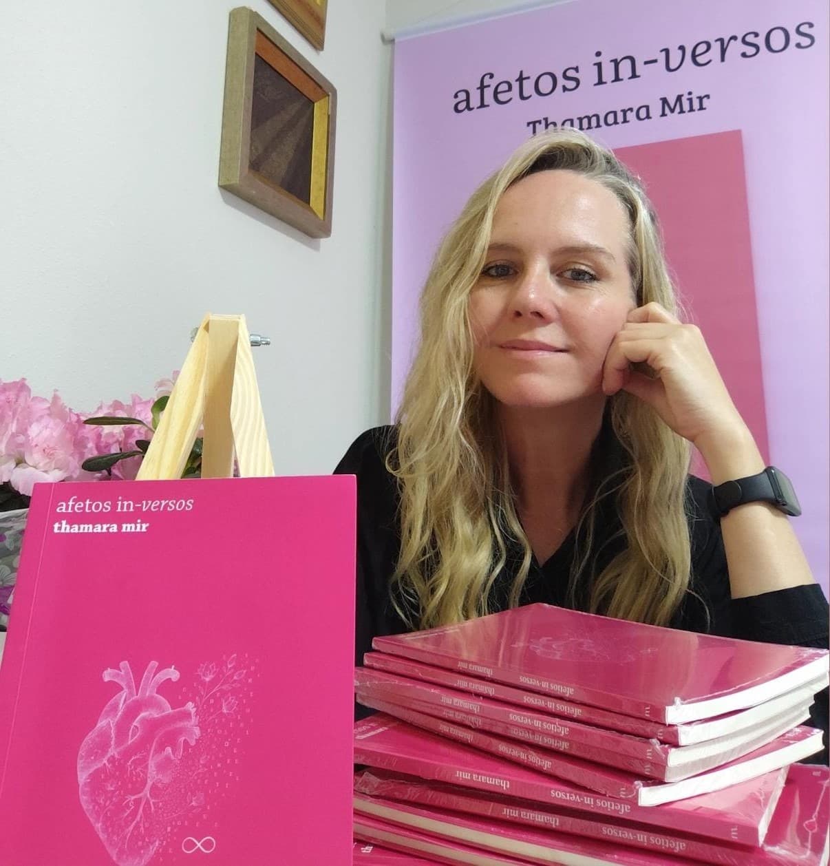 Thamara Mir - lançamento livro - divulgação Thamara Mir - lançamento livro - divulgação