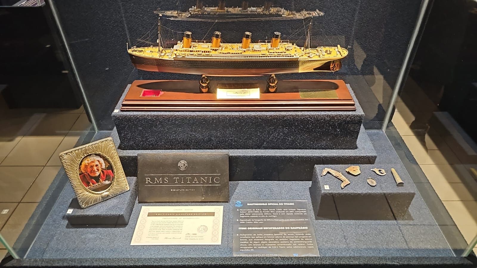 TITANIC - MOVI inaugura a exposição permanente mais completa sobre o tema na América do Sul com artefatos originais do naufrágio