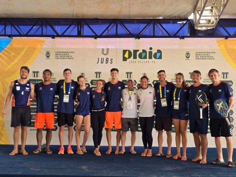 Atletas da Univali participam dos Jogos Universitários Brasileiros de Praia