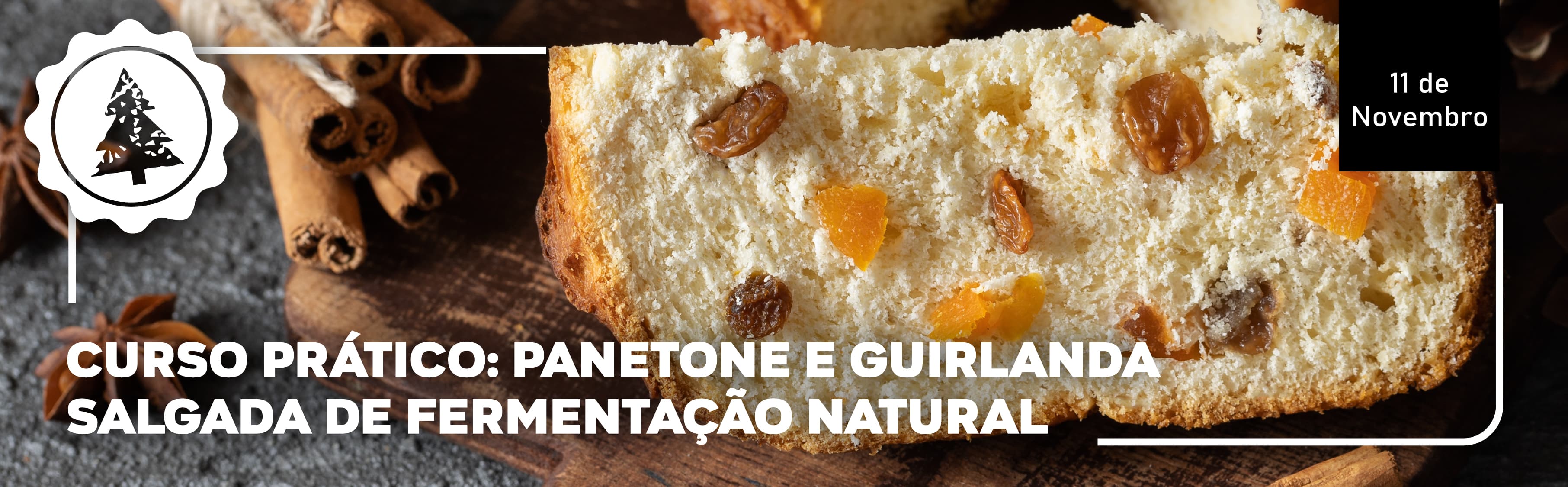 Curso Prático: Panetone e Guirlanda Salgada de Fermentação Natural